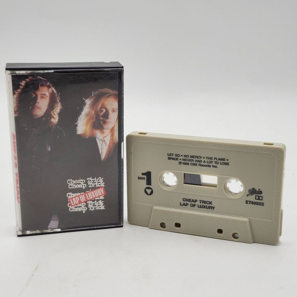 Cheap Trick Lap of Luxury Cassette 1988 CBS Records OET 40922